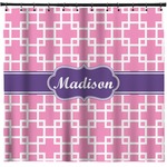 Linked Squares Shower Curtain (Personalized)
