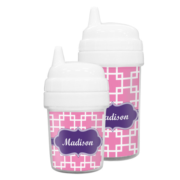 Linked Squares Sippy Cups