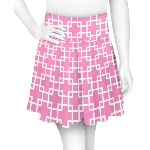 Custom Linked Squares Skater Skirt - X Small