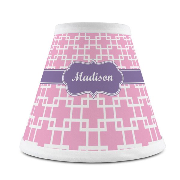 Custom Linked Squares Chandelier Lamp Shade (Personalized)