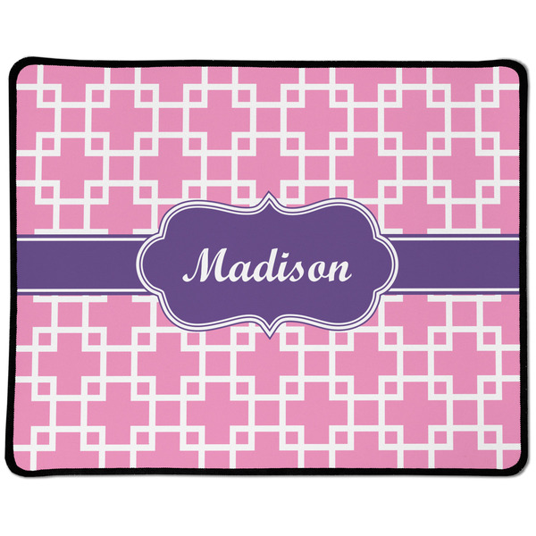 Custom Linked Squares Large Gaming Mouse Pad - 12.5" x 10" (Personalized)