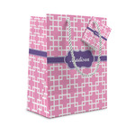 Linked Squares Small Gift Bag (Personalized)