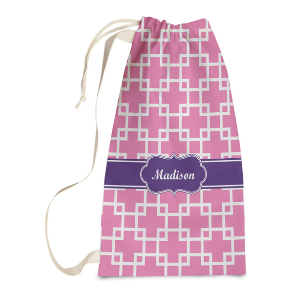 Custom Linked Squares Laundry Bags - Small (Personalized)