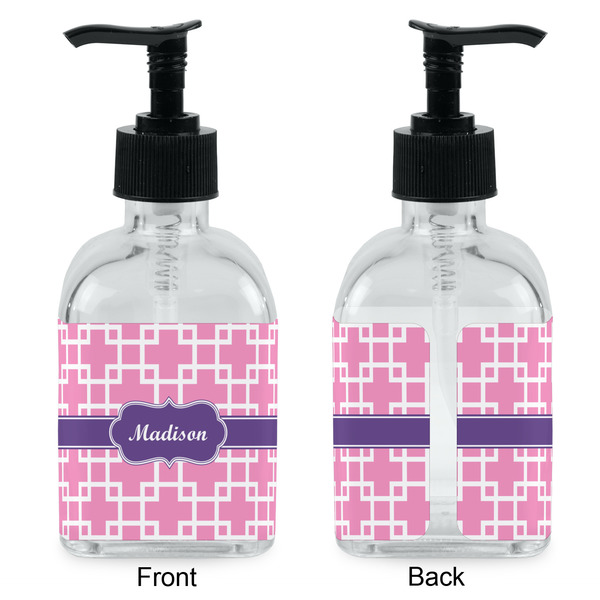 Linked Squares Glass Soap/Lotion Dispenser - Approval