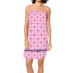 Linked Squares Spa / Bath Wrap (Personalized)