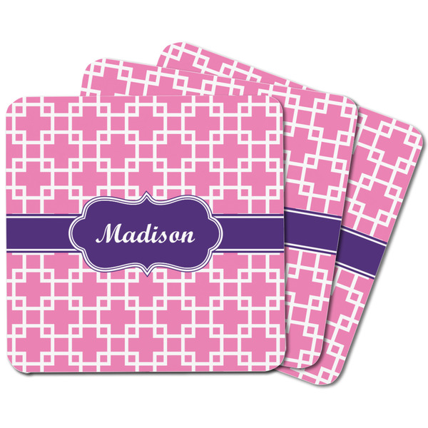 Linked Squares Square Fridge Magnet - MAIN