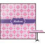Linked Squares Square Table Top - 24" (Personalized)