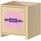 Linked Squares Square Wall Decal on Wooden Cabinet