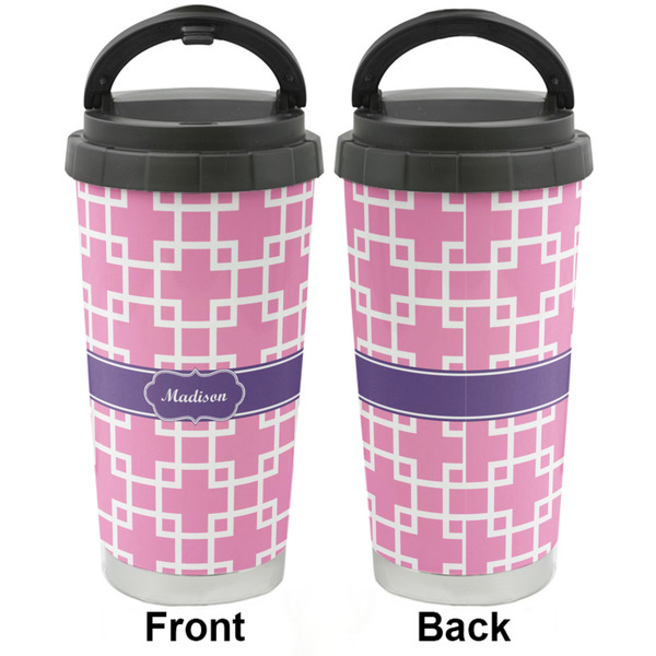 Linked Squares Stainless Steel Travel Cup - Apvl