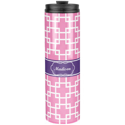 Linked Squares Stainless Steel Skinny Tumbler - 20 oz (Personalized)