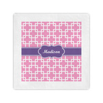 Linked Squares Cocktail Napkins (Personalized)