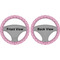 Linked Squares Steering Wheel Cover- Front and Back