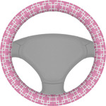 Linked Squares Steering Wheel Cover