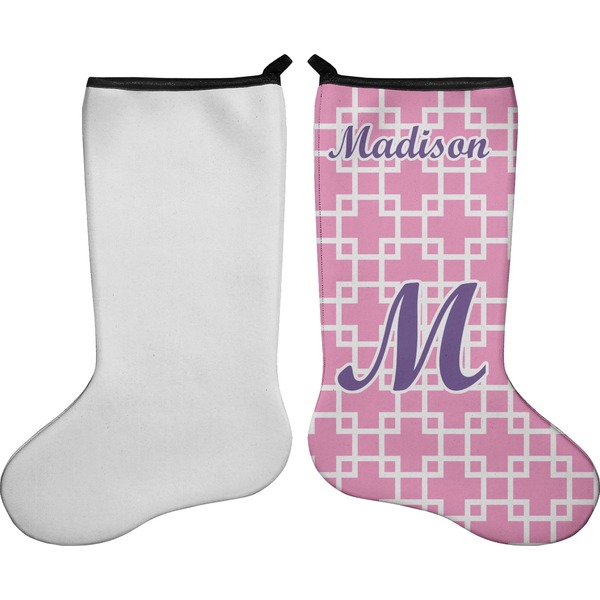 Linked Squares Stocking - Single-Sided - Approval