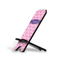 Linked Squares Stylized Cell Phone Stand - Large (Personalized)
