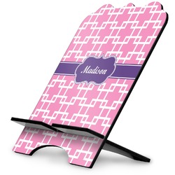 Linked Squares Stylized Tablet Stand (Personalized)