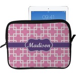 Linked Squares Tablet Case / Sleeve - Large (Personalized)