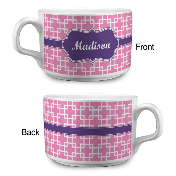 Linked Squares Tea Cup - Single Apvl