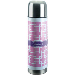 Linked Squares Stainless Steel Thermos (Personalized)
