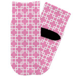 Linked Squares Toddler Ankle Socks