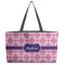 Linked Squares Beach Totes Bag - w/ Black Handles (Personalized)