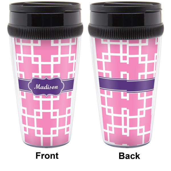 Linked Squares Travel Mug Approval (Personalized)
