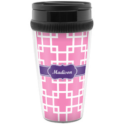 Linked Squares Acrylic Travel Mug without Handle (Personalized)