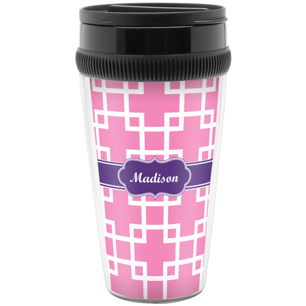Linked Squares Travel Mug (Personalized)
