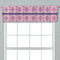 Linked Squares Valance - Closeup on window