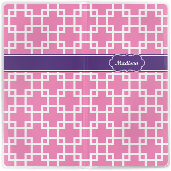 Linked Squares Vinyl Document Wallet - Apvl