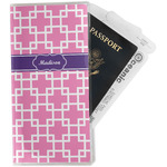 Linked Squares Travel Document Holder