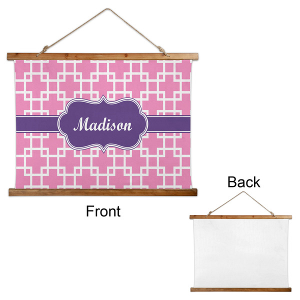 Linked Squares Wall Hanging Tapestry - Landscape - APPROVAL