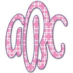 Linked Squares Monogram Decal - Small (Personalized)