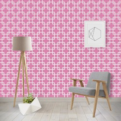 Linked Squares Wallpaper & Surface Covering (Peel & Stick - Repositionable)