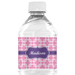 Linked Squares Water Bottle Labels - Custom Sized (Personalized)