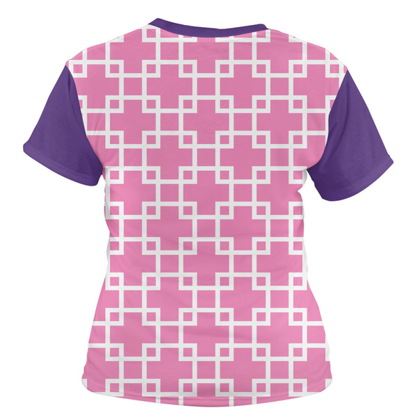 Linked Squares Women's T-shirt Back