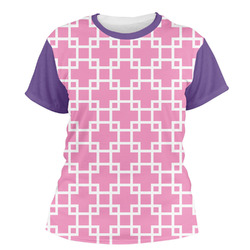 Linked Squares Women's Crew T-Shirt - Medium