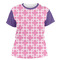 Linked Squares Women's Crew T-Shirt - Large