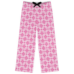 Linked Squares Womens Pajama Pants - L