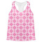 Linked Squares Womens Racerback Tank Top - X Large