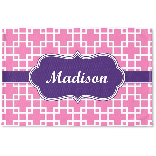 Custom Linked Squares Woven Mat (Personalized)