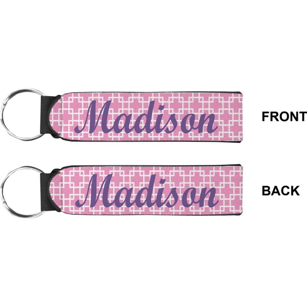 Linked Squares Wristlet (Front + Back)