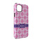 Linked Squares iPhone 14 Pro Tough Case - Angle