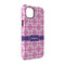 Linked Squares iPhone 14 Tough Case - Angle