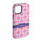 Linked Squares iPhone 15 Pro Tough Case - Angle