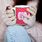 Pink & Orange Chevron 11oz Coffee Mug - LIFESTYLE