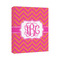 Pink & Orange Chevron Canvas Print - 11x14 (Personalized)