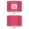 Pink & Orange Chevron 12" Drum Lampshade - APPROVAL (Poly Film)