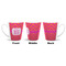 Pink & Orange Chevron 12 Oz Latte Mug - Approval