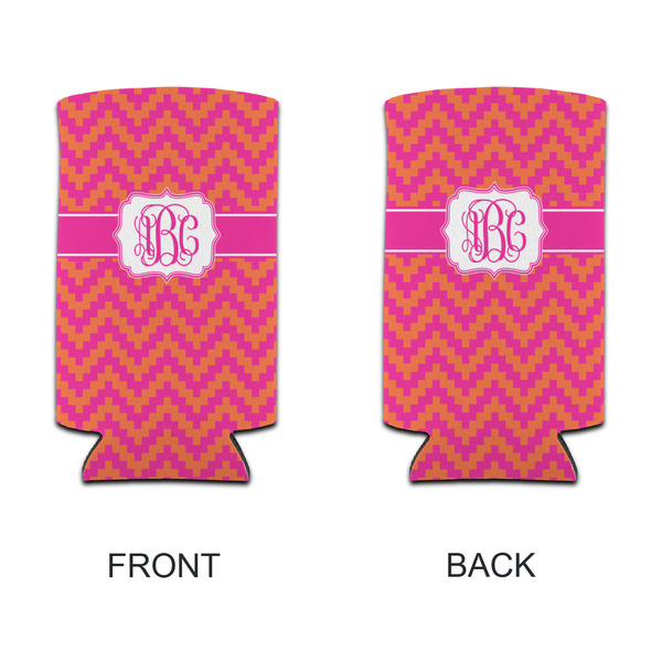 Pink & Orange Chevron 12oz Tall Can Sleeve - APPROVAL
